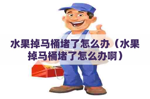 水果掉马桶堵了怎么办(水果掉马桶堵了怎么办啊) 水果掉马桶堵了怎么办(水果掉马桶堵了怎么办啊)