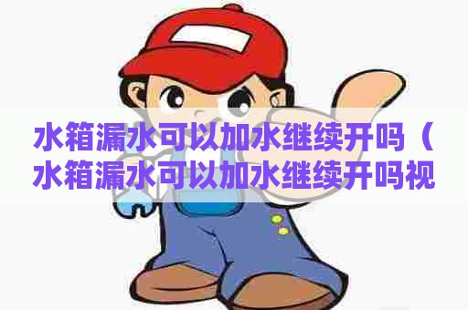 水箱漏水可以加水继续开吗（水箱漏水可以加水继续开吗视频）