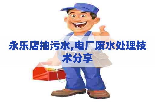 永乐店抽污水,电厂废水处理技术分享