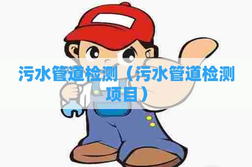 污水管道检测（污水管道检测项目）