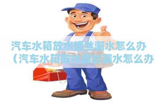 汽车水箱放水螺丝漏水怎么办（汽车水箱放水螺丝漏水怎么办视频）