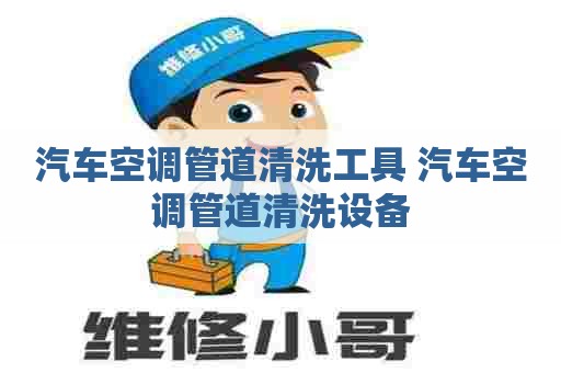 汽车空调管道清洗工具 汽车空调管道清洗设备