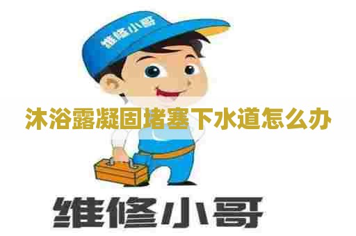 沐浴露凝固堵塞下水道怎么办