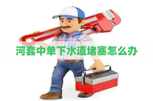 河套中单下水道堵塞怎么办