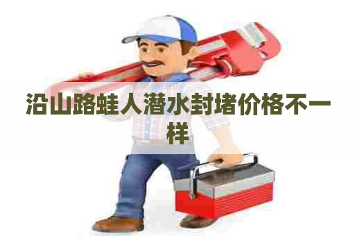 沿山路蛙人潜水封堵价格不一样