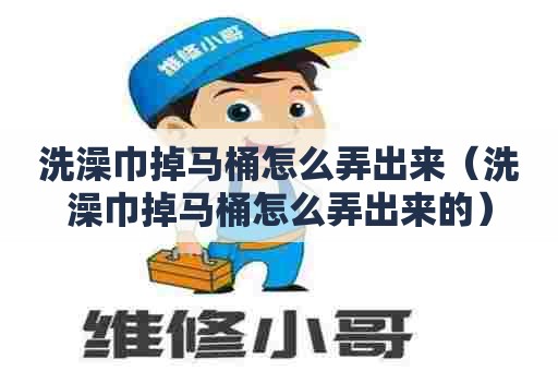洗澡巾掉马桶怎么弄出来（洗澡巾掉马桶怎么弄出来的）