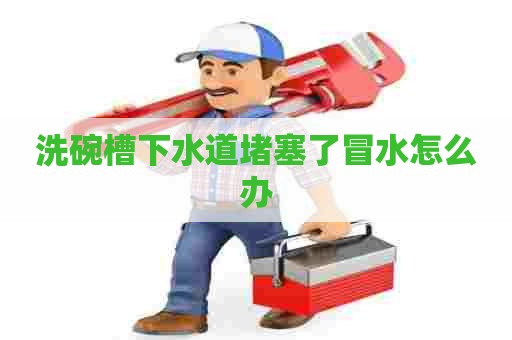 洗碗槽下水道堵塞了冒水怎么办 洗碗槽下水道堵塞了冒水怎么办