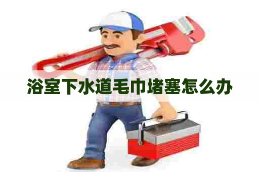 浴室下水道毛巾堵塞怎么办