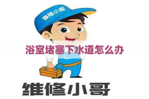 浴室堵塞下水道怎么办