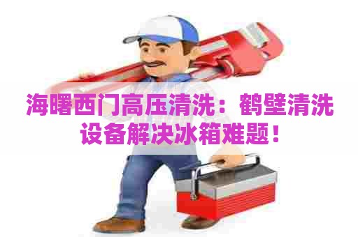 海曙西门高压清洗：鹤壁清洗设备解决冰箱难题！