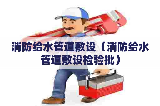 消防给水管道敷设（消防给水管道敷设检验批）
