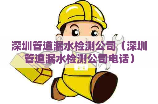 深圳管道漏水检测公司（深圳管道漏水检测公司电话）