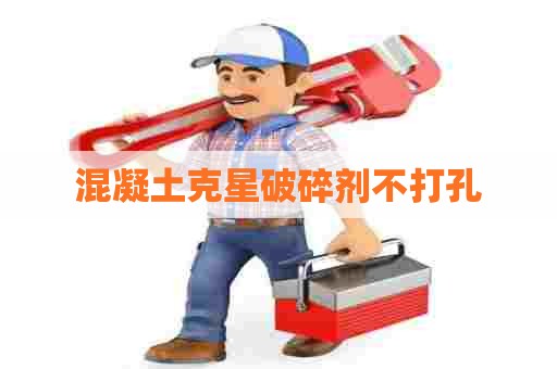 混凝土克星破碎剂不打孔