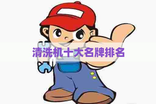 清洗机十大名牌排名