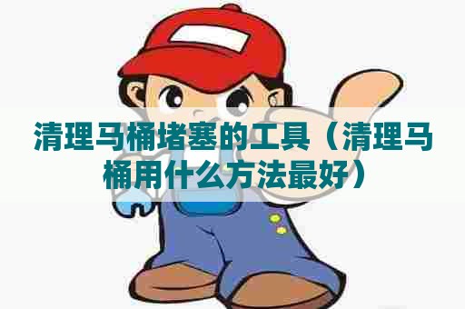 清理马桶堵塞的工具(清理马桶用什么方法最好) 清理马桶堵塞的工具(清理马桶用什么方法最好)