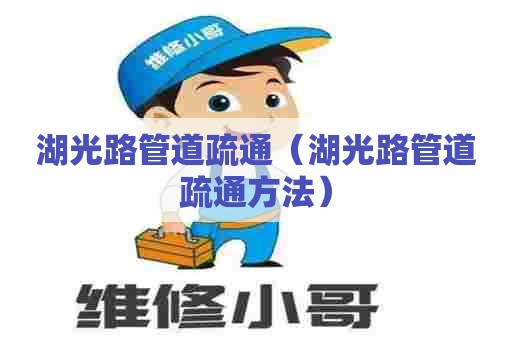 湖光路管道疏通（湖光路管道疏通方法）