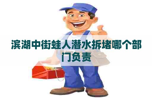 滨湖中街蛙人潜水拆堵哪个部门负责