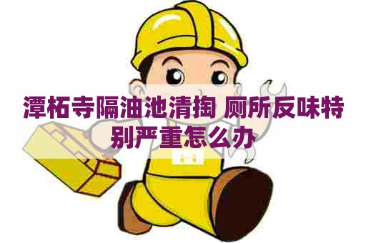 潭柘寺隔油池清掏 厕所反味特别严重怎么办