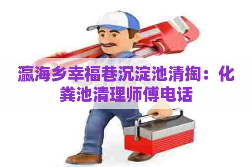 瀛海乡幸福巷沉淀池清掏：化粪池清理师傅电话