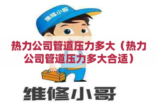 热力公司管道压力多大（热力公司管道压力多大合适）