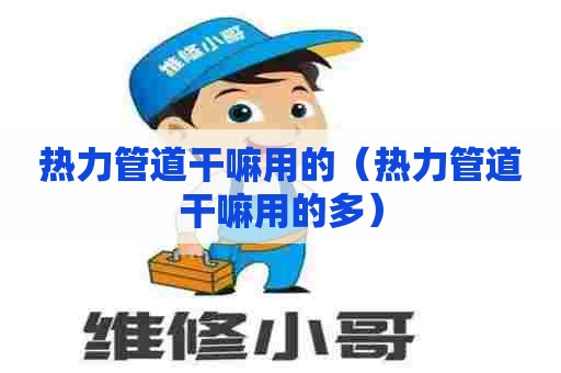热力管道干嘛用的（热力管道干嘛用的多）