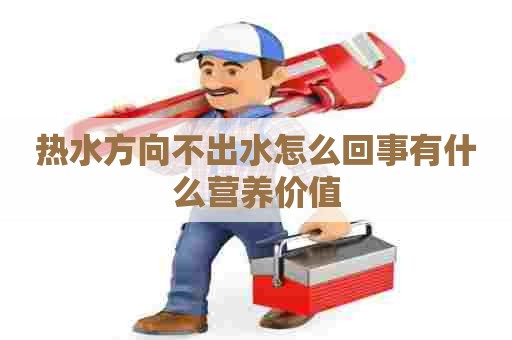 热水方向不出水怎么回事有什么营养价值