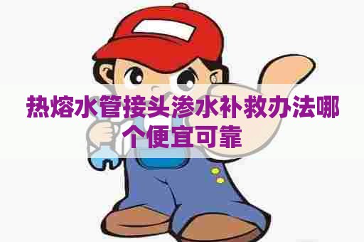 热熔水管接头渗水补救办法哪个便宜可靠