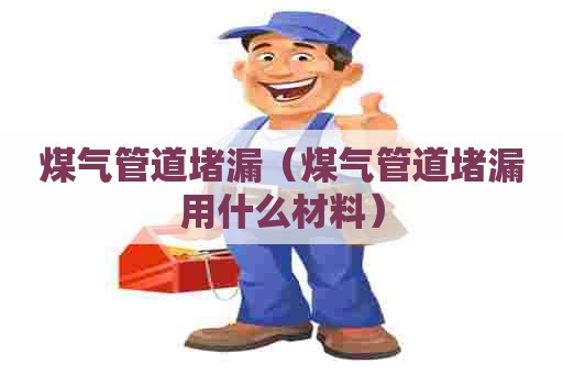 煤气管道堵漏（煤气管道堵漏用什么材料）