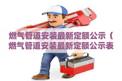 燃气管道安装最新定额公示（燃气管道安装最新定额公示表）