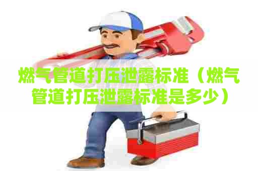 燃气管道打压泄露标准（燃气管道打压泄露标准是多少）