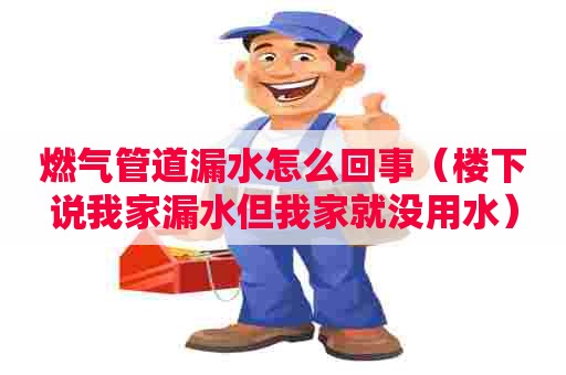 燃气管道漏水怎么回事（楼下说我家漏水但我家就没用水）