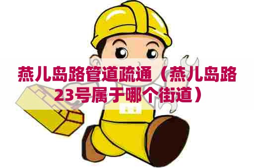 燕儿岛路管道疏通（燕儿岛路23号属于哪个街道）