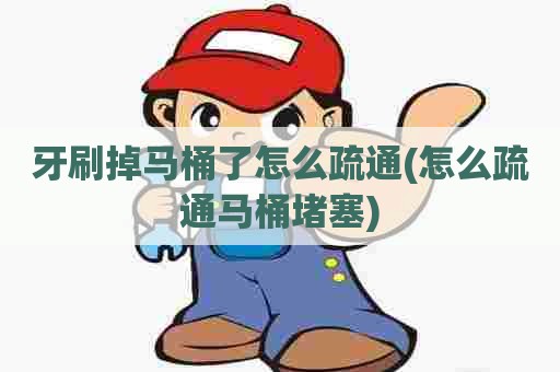 牙刷掉马桶了怎么疏通(怎么疏通马桶堵塞) 牙刷掉马桶了怎么疏通(怎么疏通马桶堵塞)