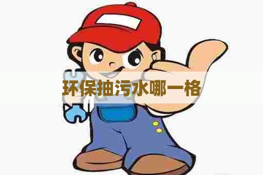 环保抽污水哪一格