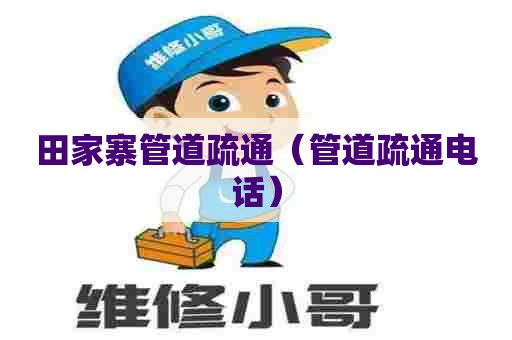 田家寨管道疏通(管道疏通电话) 田家寨管道疏通(管道疏通电话)