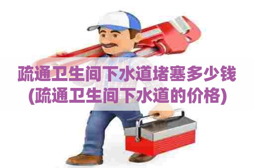 疏通卫生间下水道堵塞多少钱(疏通卫生间下水道的价格)