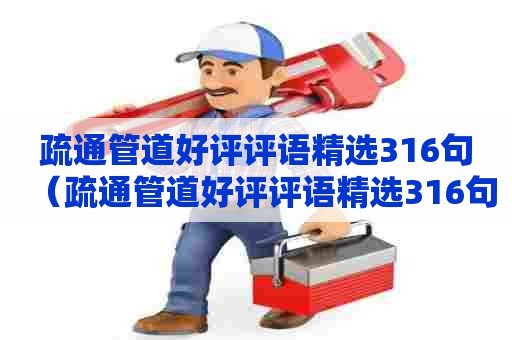 疏通管道好评评语精选316句（疏通管道好评评语精选316句怎么写）