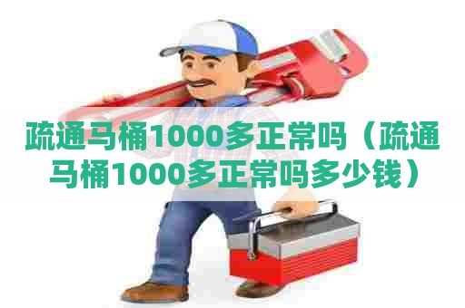 疏通马桶1000多正常吗（疏通马桶1000多正常吗多少钱）