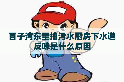 百子湾东里抽污水厨房下水道反味是什么原因