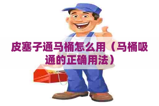 皮塞子通马桶怎么用（马桶吸通的正确用法）