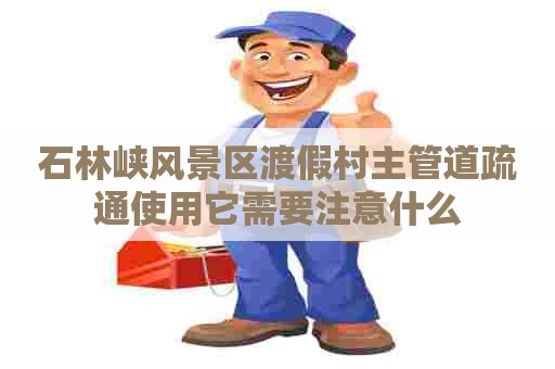 石林峡风景区渡假村主管道疏通使用它需要注意什么