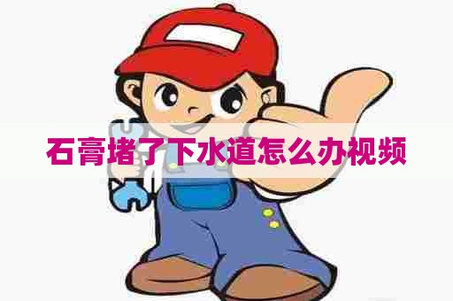 石膏堵了下水道怎么办视频