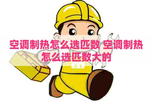 空调制热怎么选匹数 空调制热怎么选匹数大的