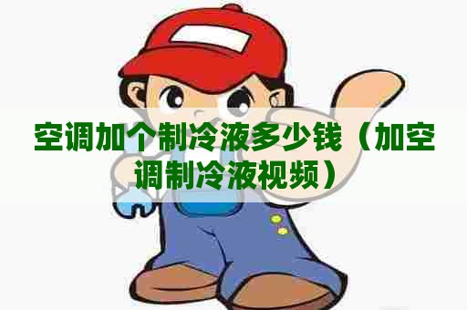 空调加个制冷液多少钱（加空调制冷液视频）