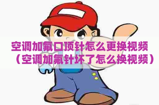 空调加氟口顶针怎么更换视频（空调加氟针坏了怎么换视频）