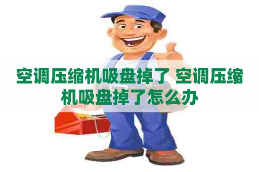 空调压缩机吸盘掉了 空调压缩机吸盘掉了怎么办