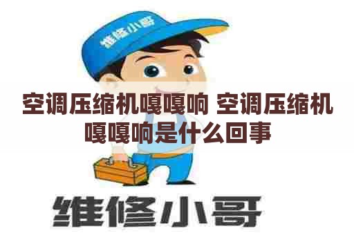 空调压缩机嘎嘎响 空调压缩机嘎嘎响是什么回事