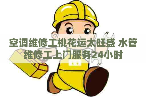 空调维修工桃花运太旺盛 水管维修工上门服务24小时
