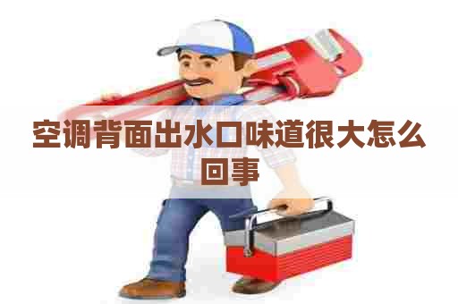 空调背面出水口味道很大怎么回事