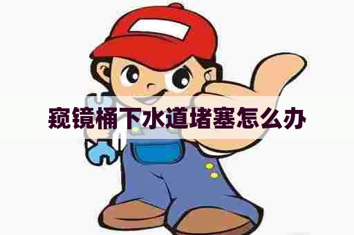 窥镜桶下水道堵塞怎么办